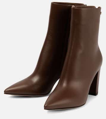 Piper 85 leather ankle boots | Gianvito Rossi