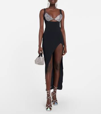 Robe midi à cristaux | Giuseppe di Morabito