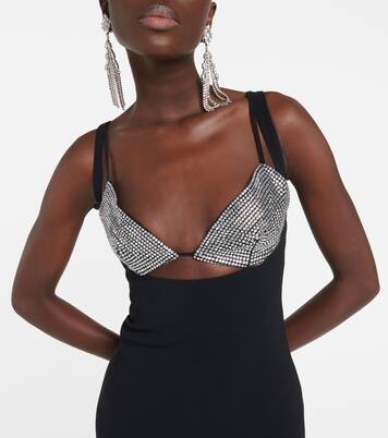 Robe midi à cristaux | Giuseppe di Morabito