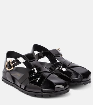 Sandalen aus Lackleder | Dries Van Noten