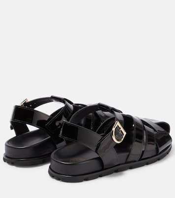 Sandalen aus Lackleder | Dries Van Noten