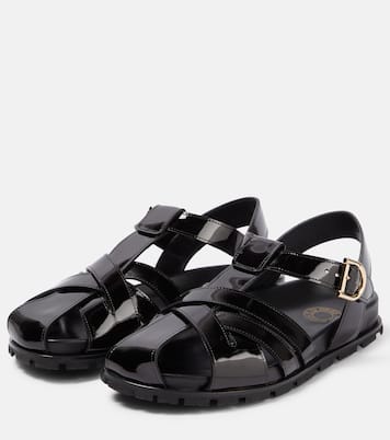 Sandalen aus Lackleder | Dries Van Noten