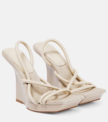 Wedge-Sandalen Rosie 39 aus Leder | Gia Borghini