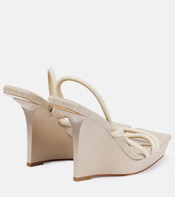 Wedge-Sandalen Rosie 39 aus Leder | Gia Borghini