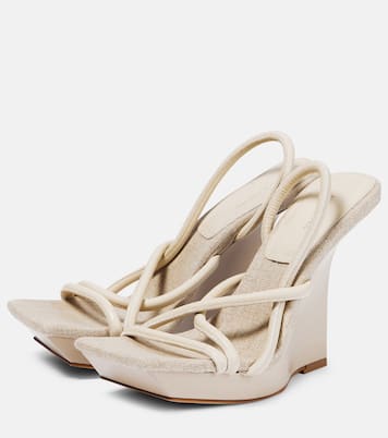 Wedge-Sandalen Rosie 39 aus Leder | Gia Borghini