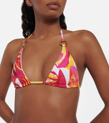 Haut de bikini Mini Ring imprimé | Louisa Ballou