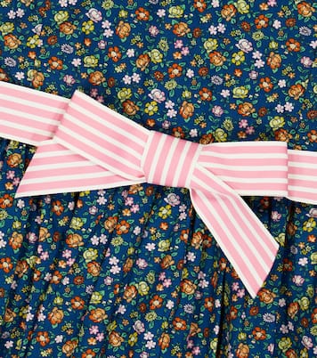 Bow-embellished floral cotton dress | Polo Ralph Lauren Kids