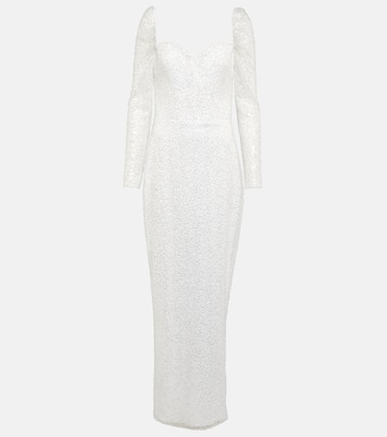 Bridal Robe Rossalind mit Pailletten | Rasario