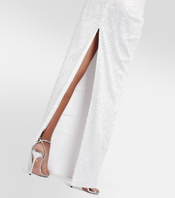 Bridal Robe Rossalind mit Pailletten | Rasario