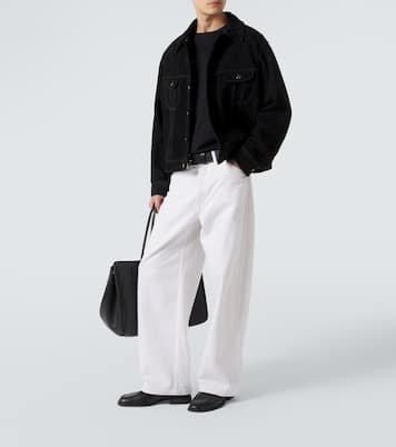 Classic long sleeve cotton T-shirt | Sunspel