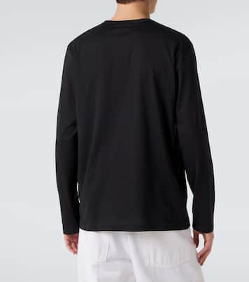 Classic long sleeve cotton T-shirt | Sunspel