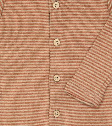 Baby Zabar striped cotton-blend onesie | 1 + in the Family