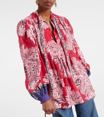 Bedruckte Bluse aus Baumwolle und Seide | Etro