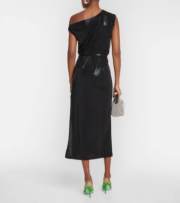 Robe midi en lamé | Norma Kamali