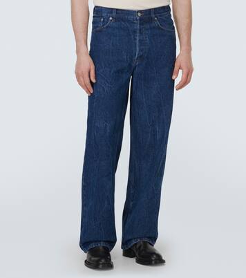 Marmorierte weite Jeans | Dries Van Noten