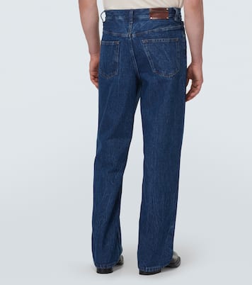 Marmorierte weite Jeans | Dries Van Noten