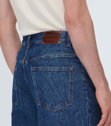 Marmorierte weite Jeans | Dries Van Noten