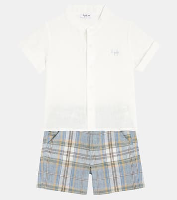 Baby - Camicia e shorts in lino | Il Gufo