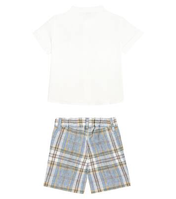 Baby - Camicia e shorts in lino | Il Gufo