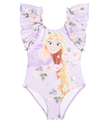 Printed ruffled swimsuit | Monnalisa
