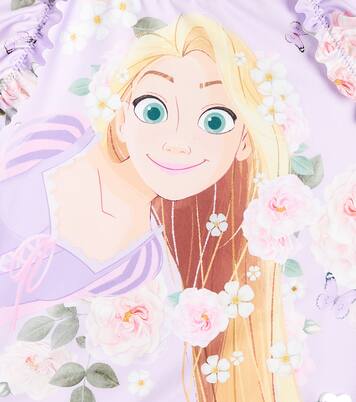 Printed ruffled swimsuit | Monnalisa