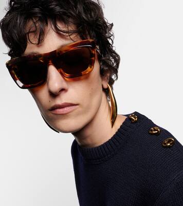 Scoop rectangular sunglasses | Bottega Veneta
