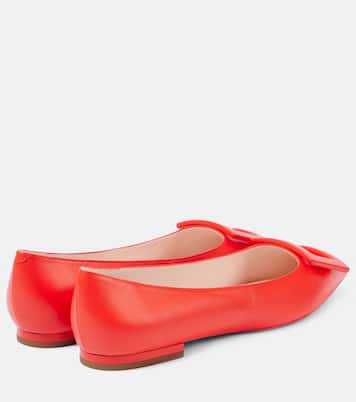 Gommettine Ball leather ballet flats | Roger Vivier