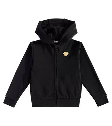 Medusa cotton jersey zip-up sweatshirt | Versace Kids
