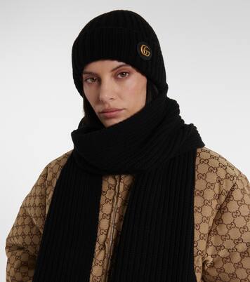 Double G wool and cashmere beanie | Gucci