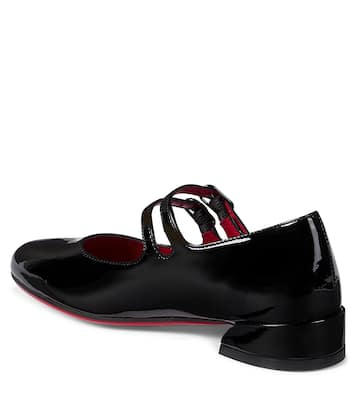 Mary-Jane-Ballerinas Jane Fille aus Lackleder | Christian Louboutin Kids