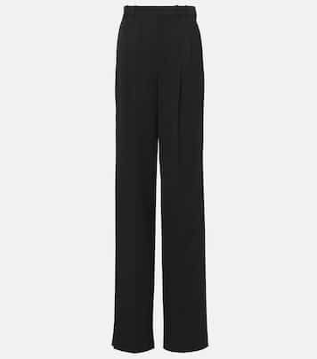 Pantalon ample à taille haute en laine | Saint Laurent