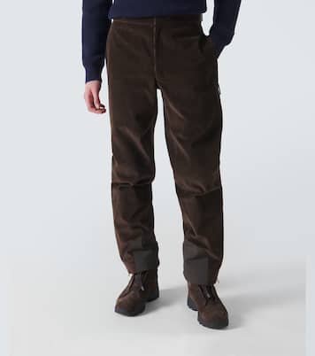 Cashmere and cotton corduroy ski salopettes | Zegna