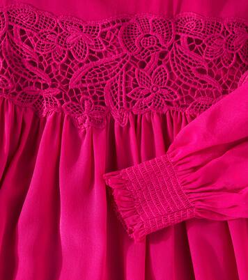 Robe en soie | Chloé Kids