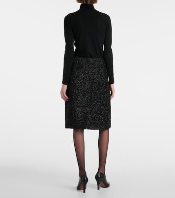 Corinna lamé pencil skirt | The Row