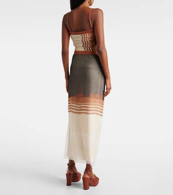 Falda larga Breeze Bandeau a rayas | SIR