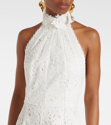 Bridal Nuvola embroidered midi dress | Rebecca Vallance