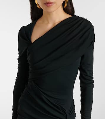 Draped jersey gown | Carolina Herrera