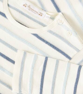 Baby - Tutina Carl in cotone a righe | Bonpoint