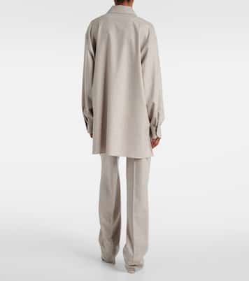 Komako wool and cashmere shirt | The Row