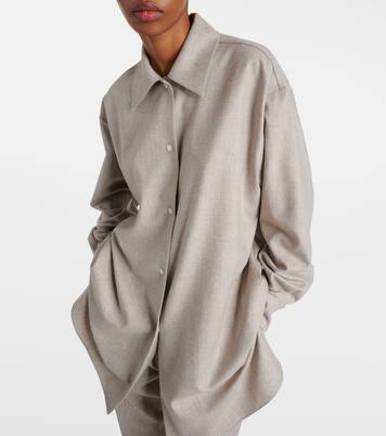 Komako wool and cashmere shirt | The Row