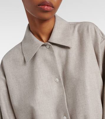 Komako wool and cashmere shirt | The Row