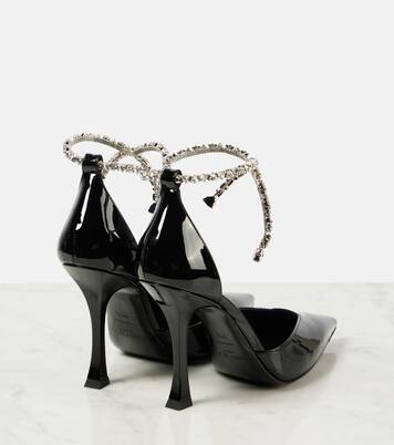 Pumps Stevie 100 aus Lackleder mit Kristallen | Jimmy Choo