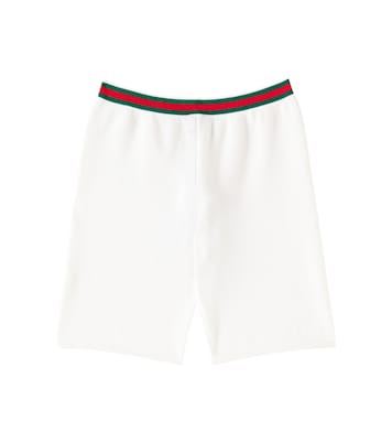 Bermuda in cotone con stampa | Gucci Kids