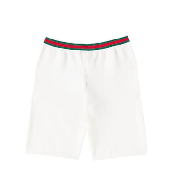 Bermuda in cotone con stampa | Gucci Kids