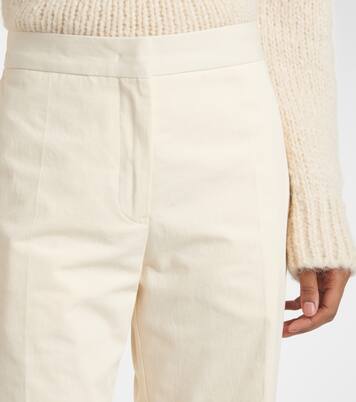 Gerade Cropped-Hose aus Baumwolle | Jil Sander
