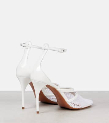 Infradito 90 fishnet patent leather pumps | Alaïa