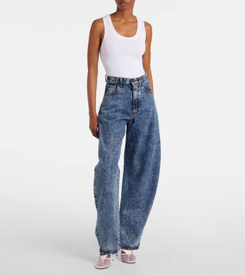 Infradito 90 fishnet patent leather pumps | Alaïa