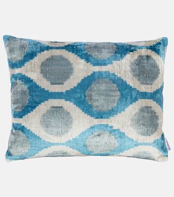 Silk velvet cushion | Les-Ottomans