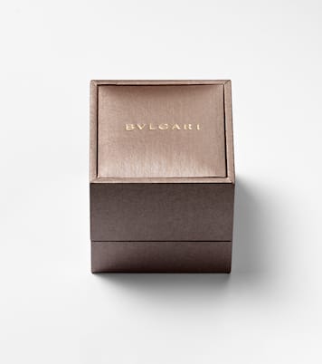 Anello Serpenti Viper in oro rosa 18kt con diamanti | Bvlgari