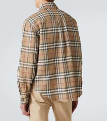 Burberry Check cotton and linen shirt | Burberry